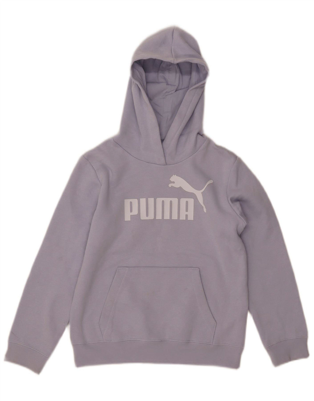 Pulover pentru fete PUMA Graphic Hoodie 9-10 ani, mov, bumbac