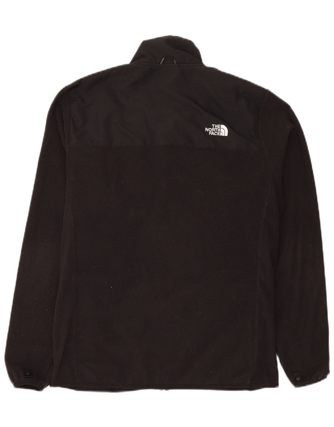 The North Face Mens Fleece Jacket UK 36 Small Black Poliester