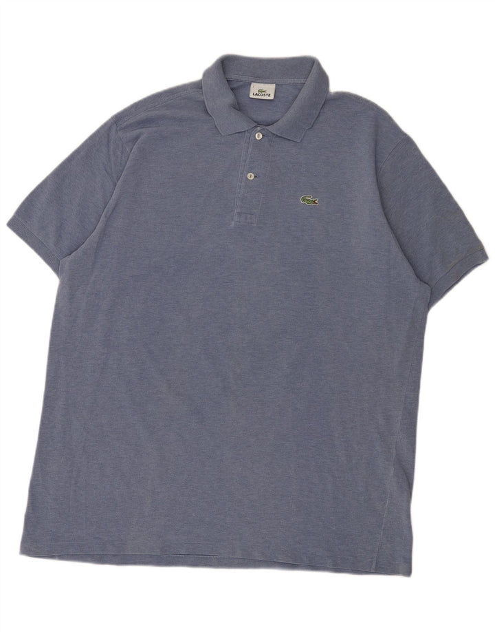 Tricou polo pentru bărbați Lacoste Mărimea 7 2XL Bumbac albastru