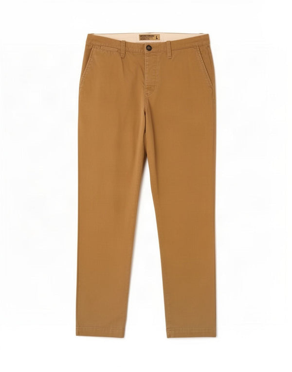 Pantaloni chino drepți pentru bărbați Superdry L34 L32, bumbac bej