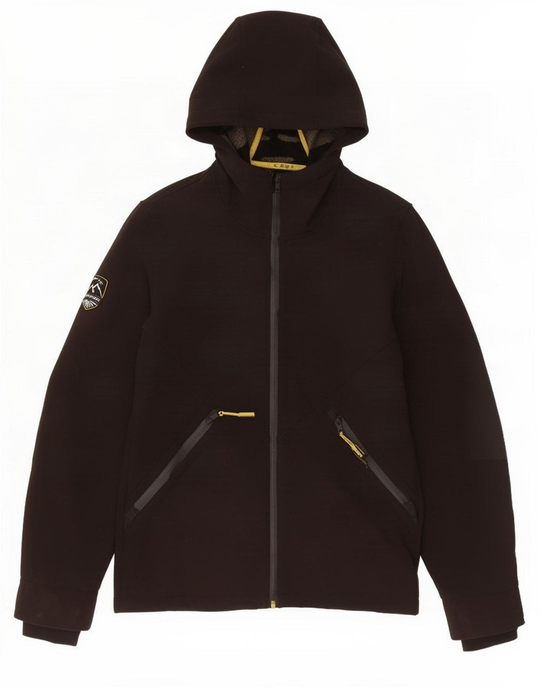 Jachetă de vânt cu glugă Superdry pentru bărbați UK 36 Poliester negru mic