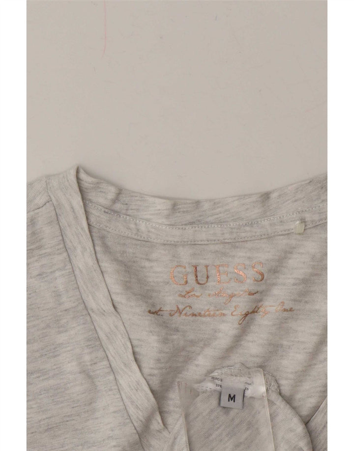 Tricou grafic Guess pentru femei Top UK 14 Medium Grey Flecked