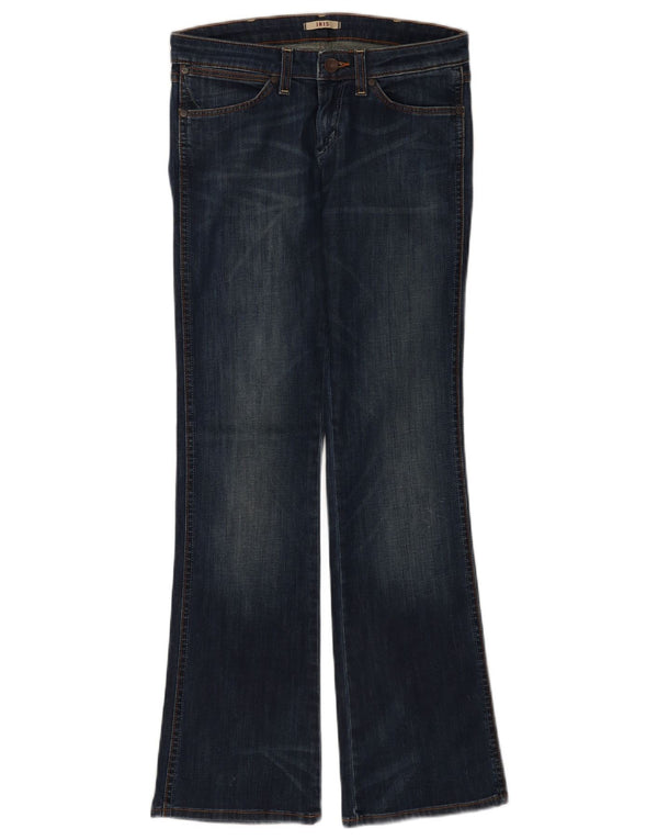 Wrangler Womens Iris Bootcut Jeans W27 L32 Navy Blue Cotton