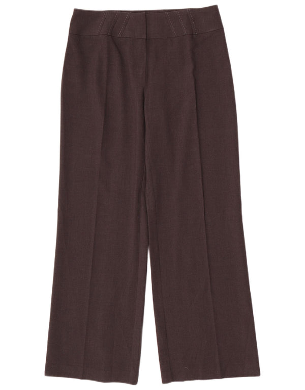 Marks & Spencer Pantaloni casual pentru femei cu picioare largi UK 12 Medium W32 L30 Gri