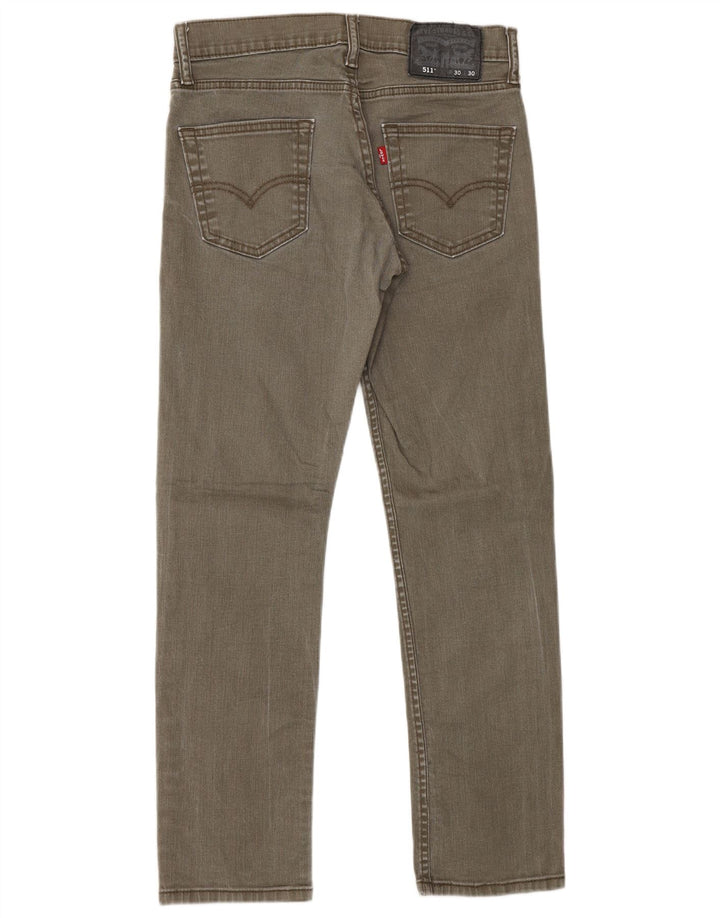 Blugi 511 Slim LEVI'S pentru bărbați L30 L30 Bumbac kaki