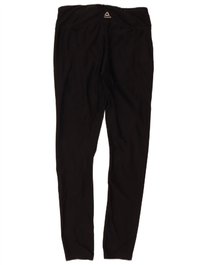 Leggings pentru femei REEBOK UK 10 Small Black