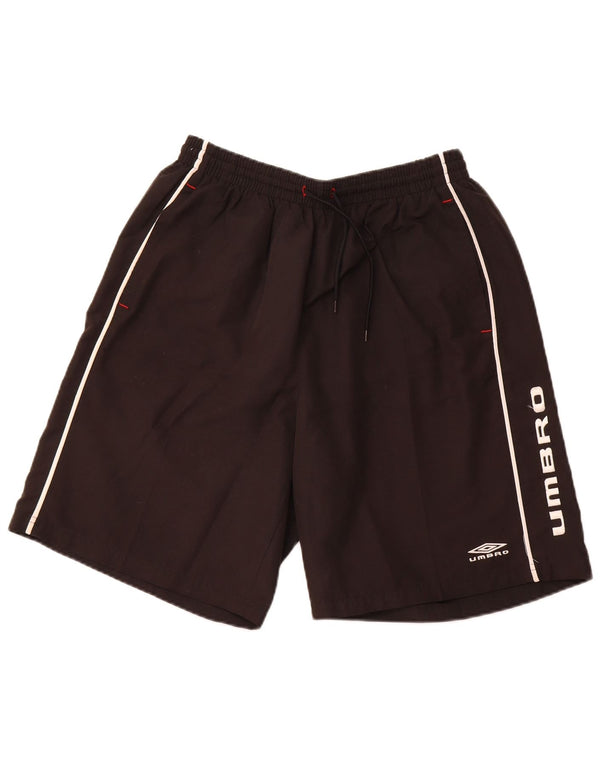 UMBRO Pantaloni scurți sport grafic pentru bărbați XL poliester negru