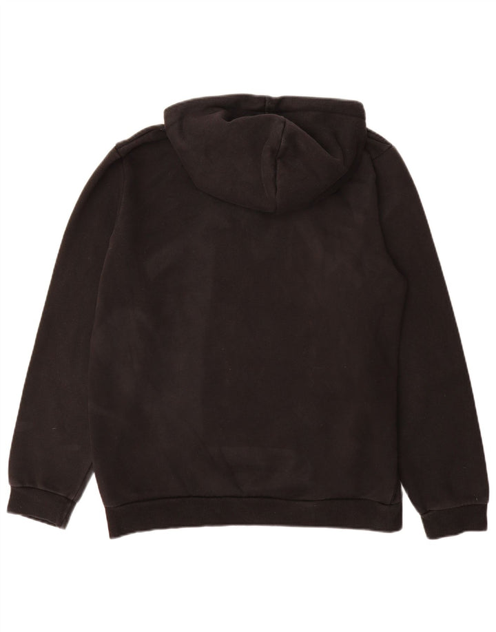 PUMA Mens Graphic Hoodie Jumper Medium Black Cotton