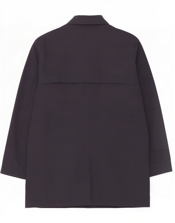 Calvin Klein Mens Overcoat UK 44 2XL Bleumarin Poliester