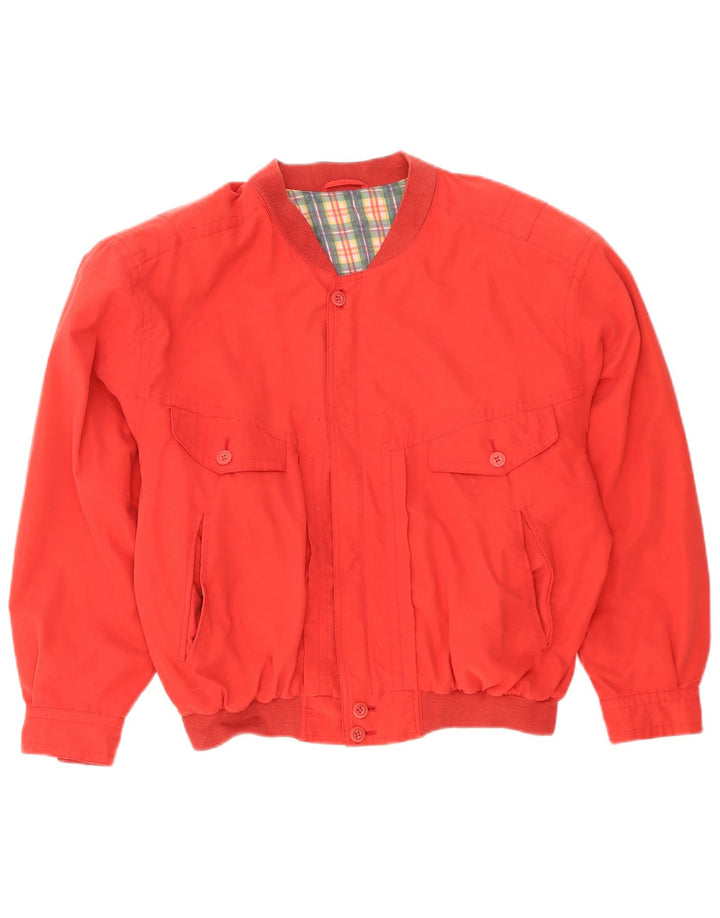 Bomber vintage pentru bărbați UK 40 Large Red