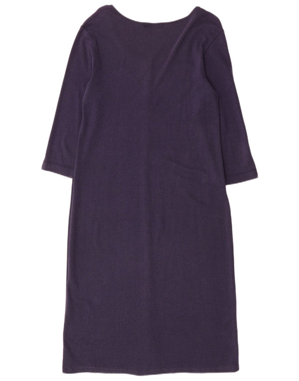 Rochie maxi cu mâneci 3/4 pentru femei Ralph Lauren UK 10 Mic bleumarin