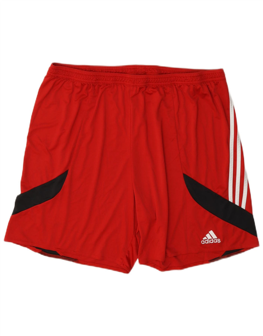 Pantaloni scurți Sport Climalite Adidas pentru bărbați 2XL, poliester color bloc roșu