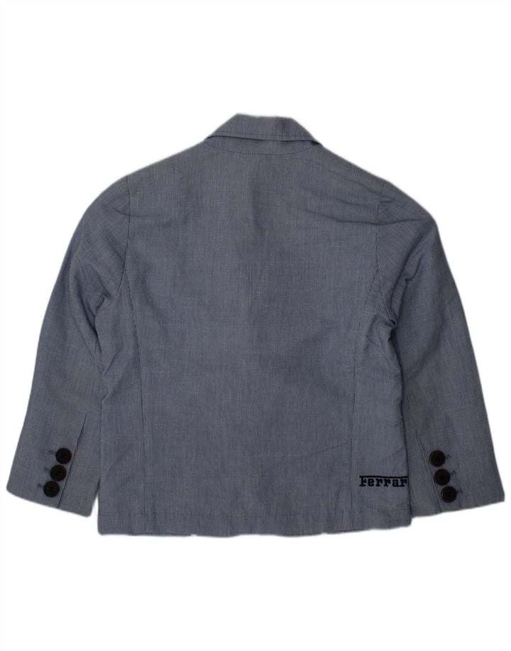 Jachetă blazer pentru băieți Ferrari, cu 2 nasturi, 3-4 ani, cu dungi albastre