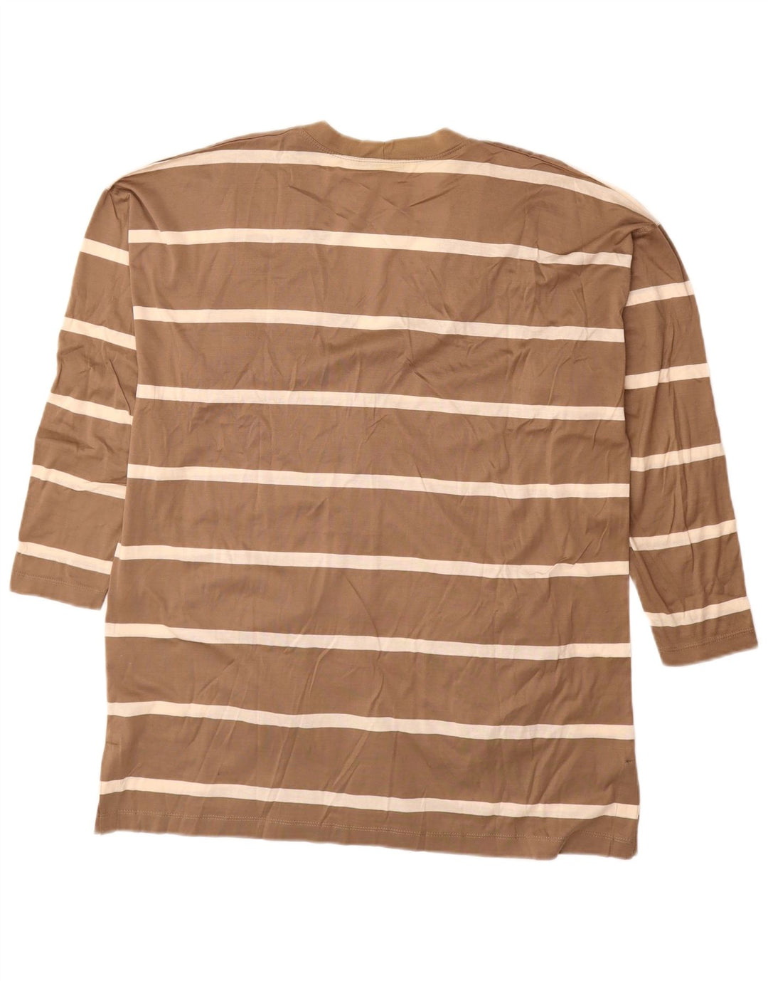 PIERRE CARDIN Pulover cardigan cu paragate pentru femei IT 44 Maro Mediu cu dungi