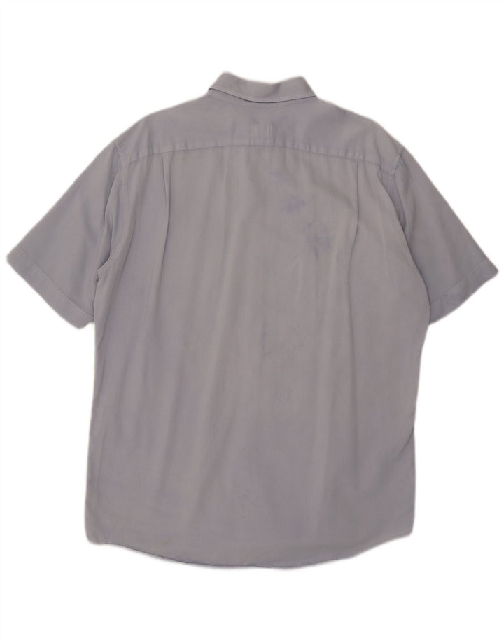 Tricou polo Lacoste pentru bărbați, cu mânecă scurtă, cu formă normală, mărimea 43, mare, albastru