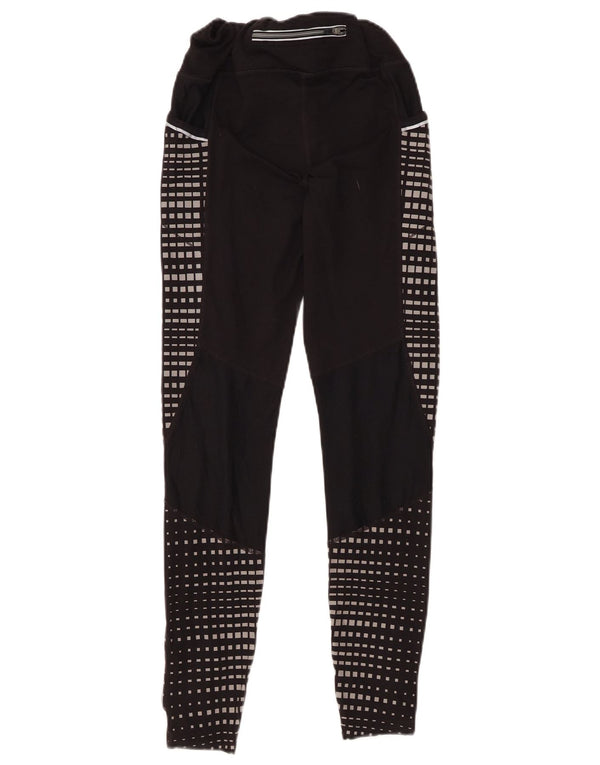 Leggings pentru femei ATHLETA UK 10 Poliester geometric negru mic