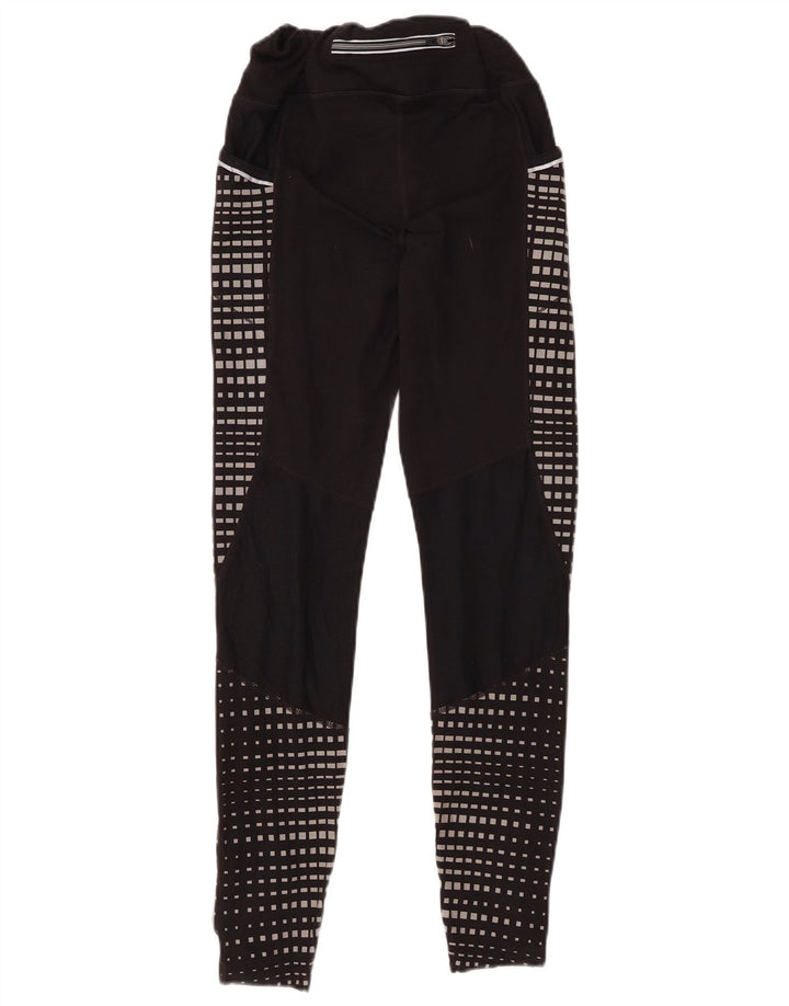 Leggings pentru femei ATHLETA UK 10 Poliester geometric negru mic