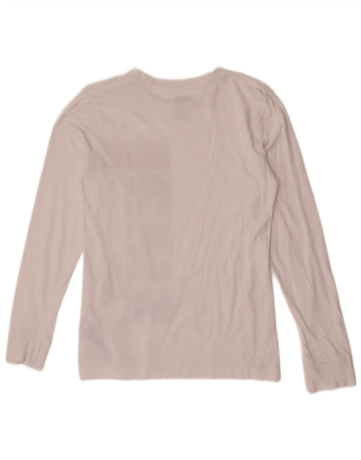 Levi's Boys Graphic Top Maneca Lunga 13-14 Ani Bumbac Alb