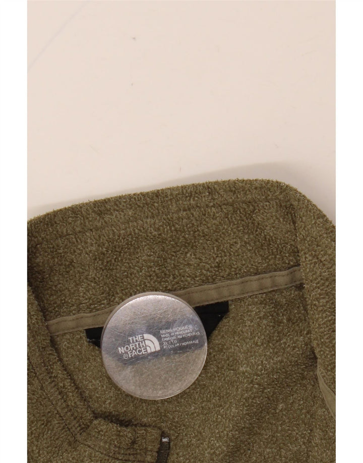 Pulover pentru bărbați THE NORTH FACE, din lână, cu fermoar, XL, kaki