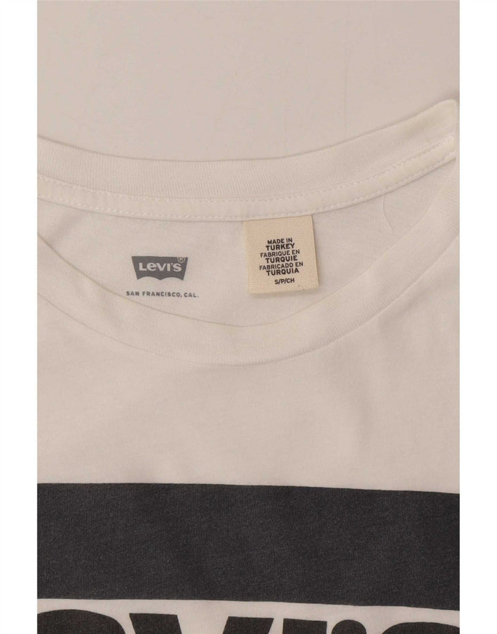 Tricou grafic pentru bărbați Levi's Top mic alb