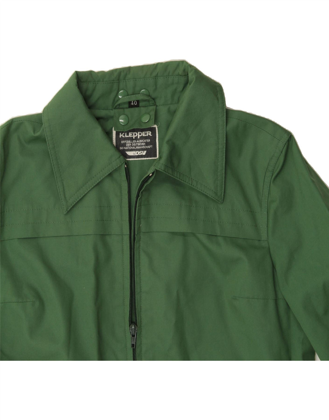 KLEPPER Womens Utility Jacket EU 40 Medium Green Vintage Klepper and Second-Hand Klepper from Messina Hembry 