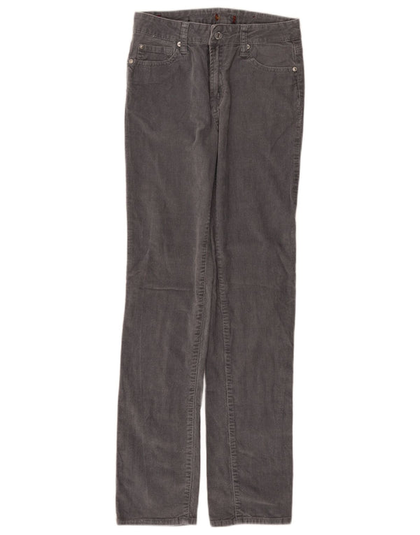 7 FOR ALL MANKIND Pantaloni drepti din velur pentru băieți 15-16 ani W32 L29 gri