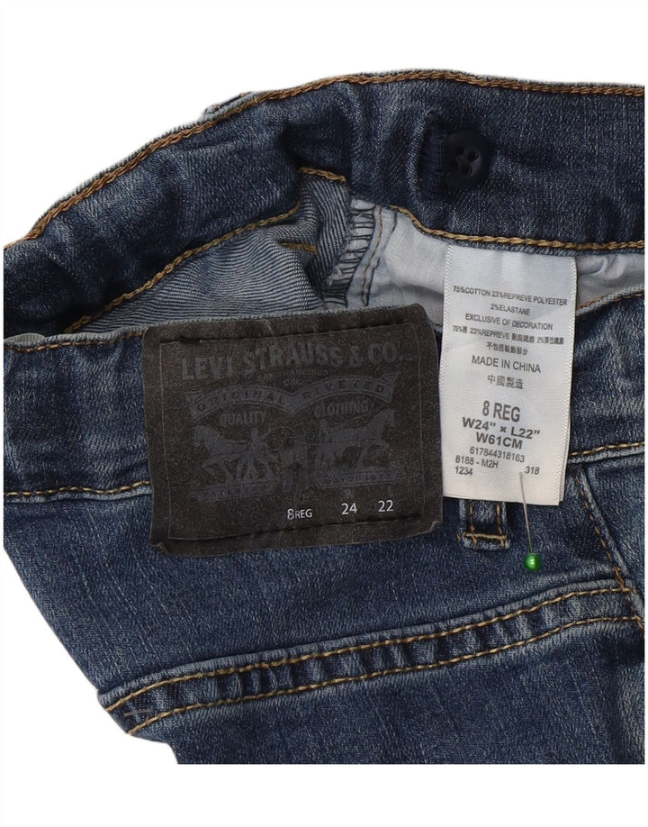 Blugi Levi's 511 Slim 7-8 ani L24 L22 Bumbac albastru