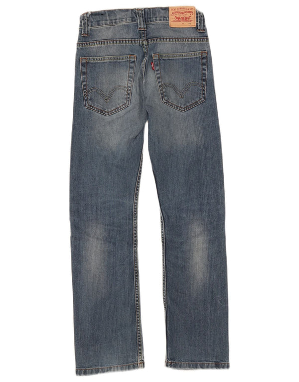 Blugi drepti pentru baieti Levi's 9-10 ani L24 L27 Bumbac Albastru