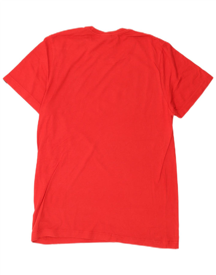 Tricou grafic pentru bărbați Adidas Top mic, roșu, bumbac