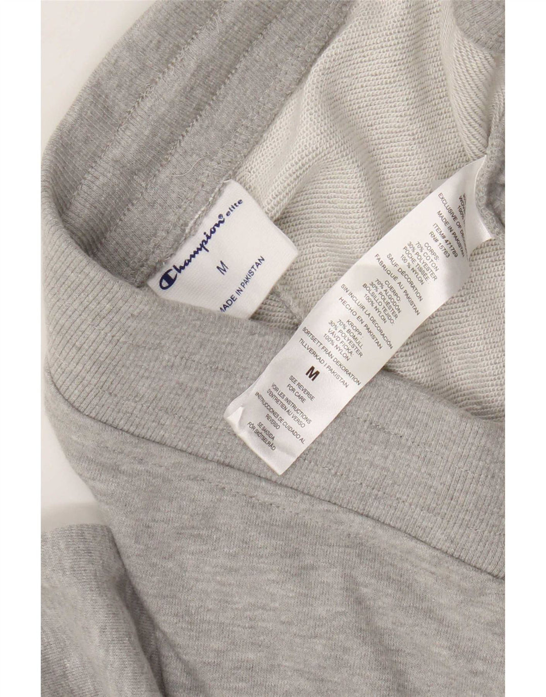 Pantaloni de trening cargo pentru bărbați Champion Pantaloni de jogging, bumbac cu pete gri mediu