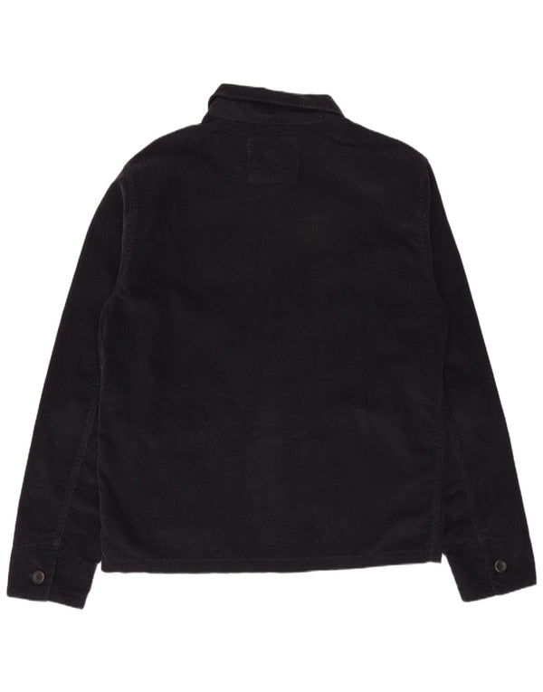 JACK & JONES Jachetă din velur pentru bărbați UK 40 mare, albastru bleumarin, bumbac