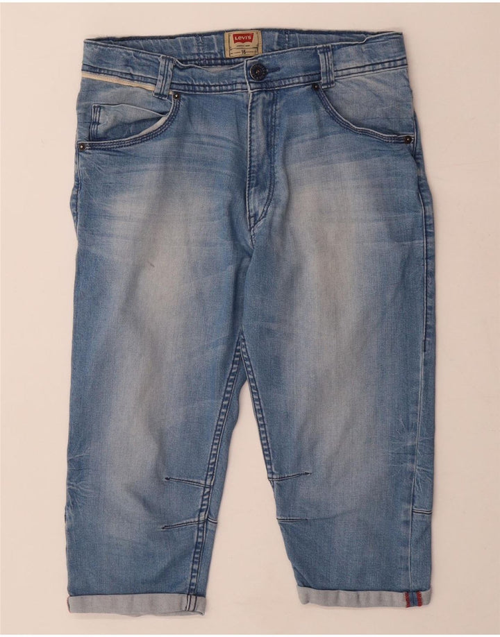 Jeans Capri pentru baieti Levi's 15-16 ani L30 L16 Bumbac Albastru