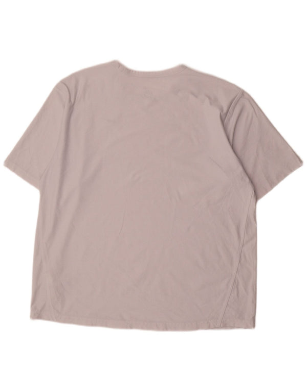 Tricou pentru bărbați Nike Dri Fit Top UK 42/44 Poliester alb mare