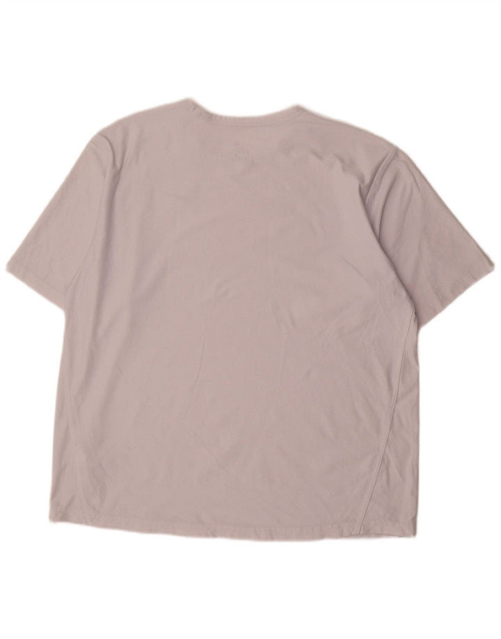 Tricou pentru bărbați Nike Dri Fit Top UK 42/44 Poliester alb mare
