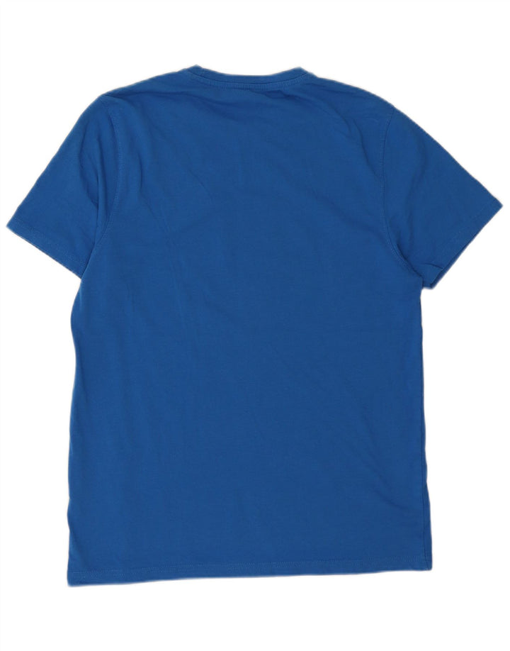 Tricou grafic pentru bărbați Mountain Warehouse Top Medium Blue Bumbac