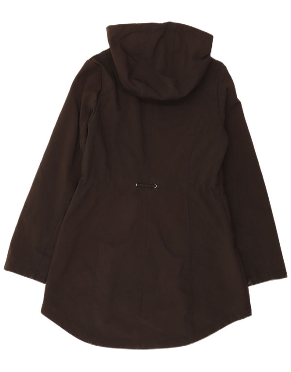 French Connection haină de vânt cu glugă pentru femei UK 10 Small Black
