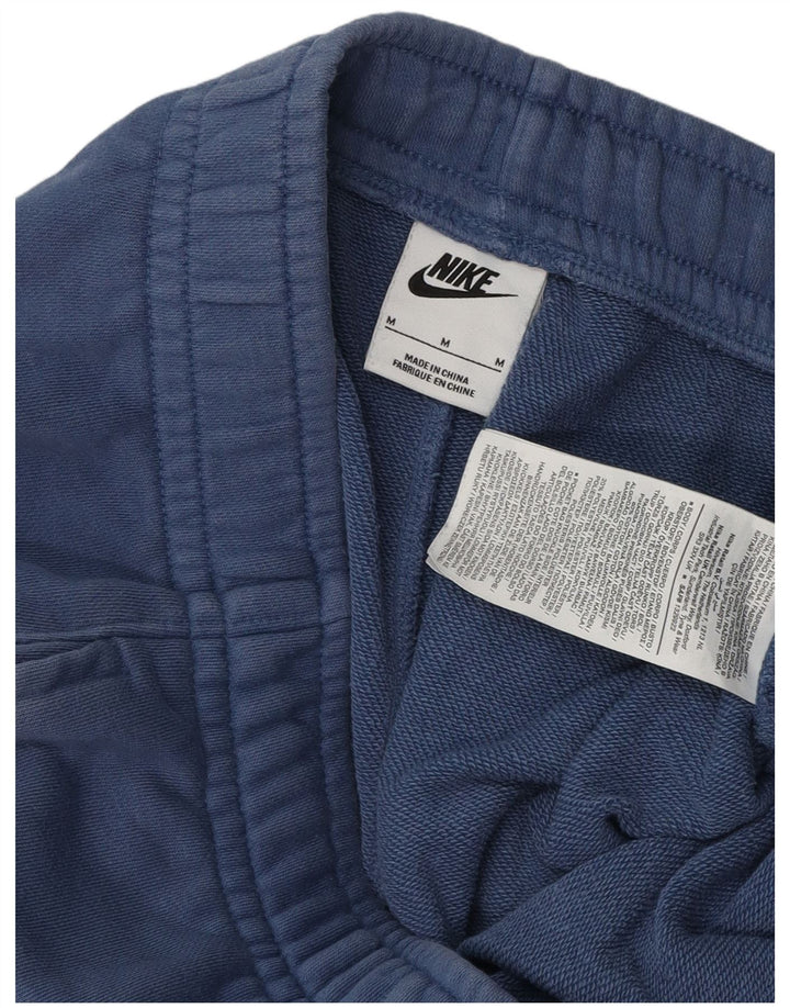 Pantaloni de trening pentru bărbați Nike Pantaloni de jogging, albastru mediu, bumbac color bloc