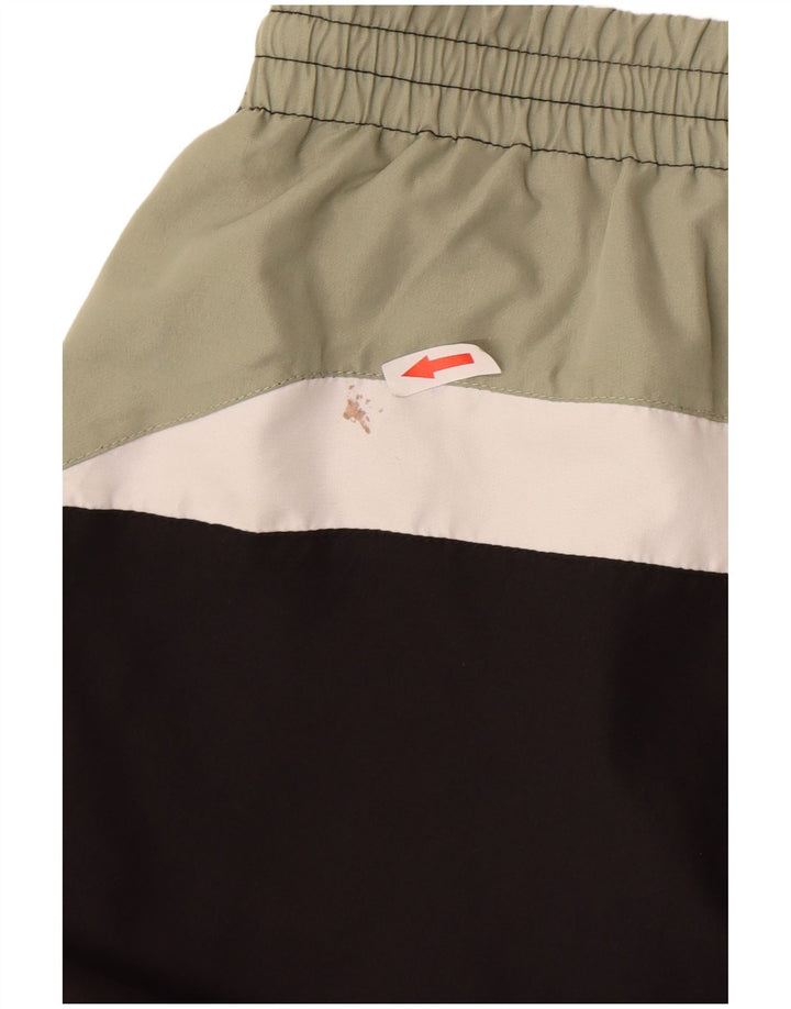 Pantaloni de trening pentru bărbați Kappa Pantaloni de jogging, mari, negru, poliester color bloc
