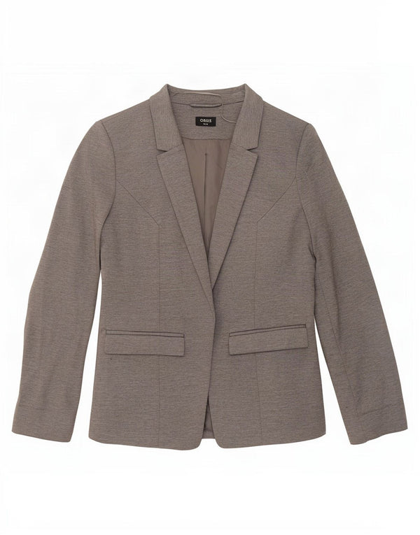 Jachetă Blazer pentru femei Oasis UK 12 Medium Gri Poliester