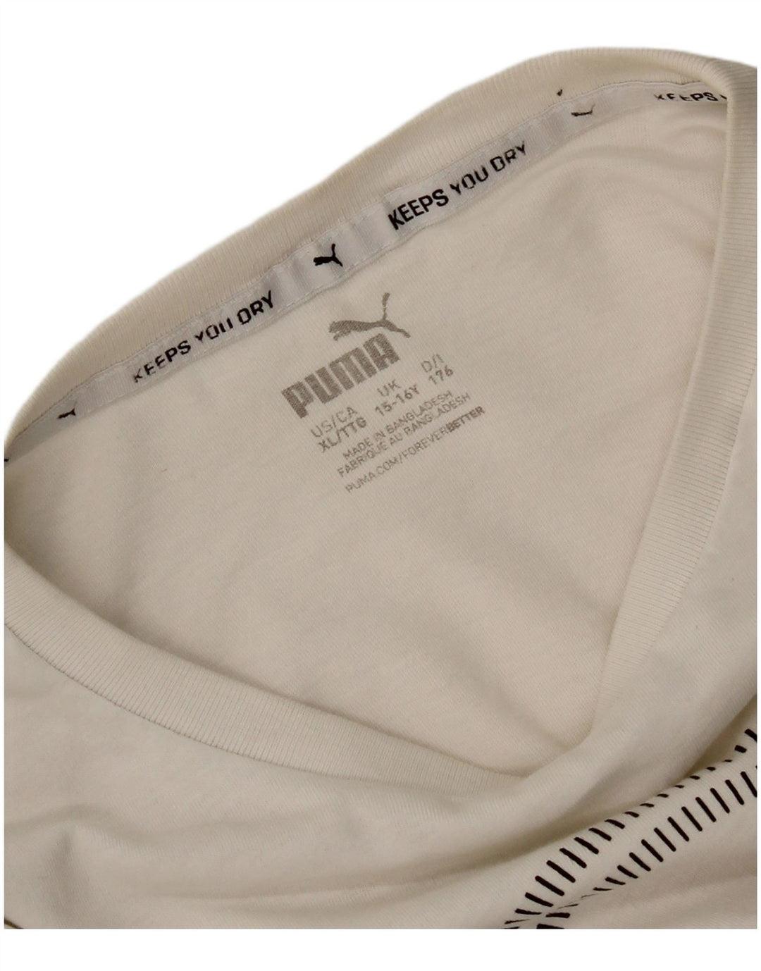 Tricou grafic Puma pentru băieți Top 15-16 ani alb
