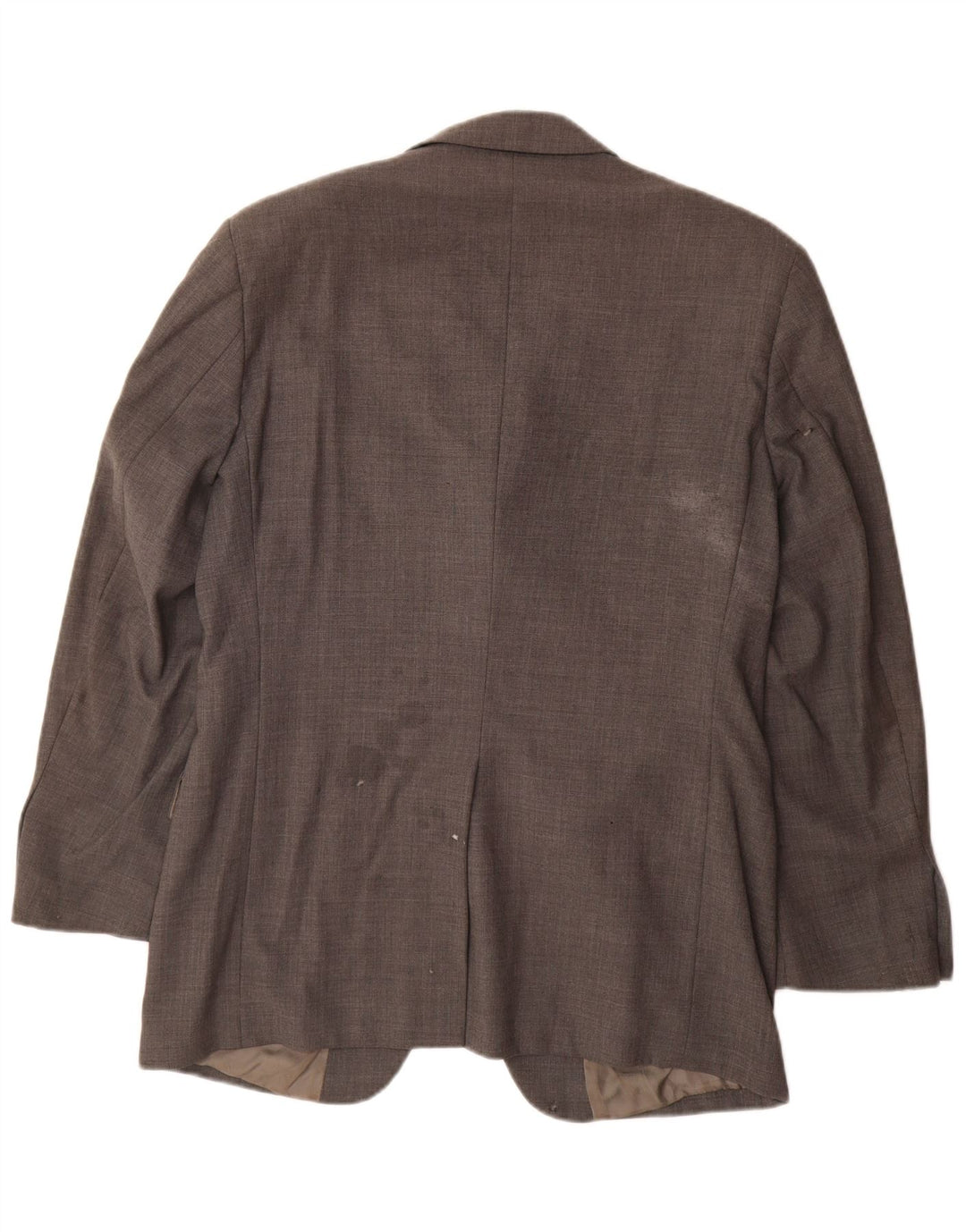 Sacou Marks & Spencer pentru bărbați cu 3 nasturi, UK 38, lână nouă, gri mediu