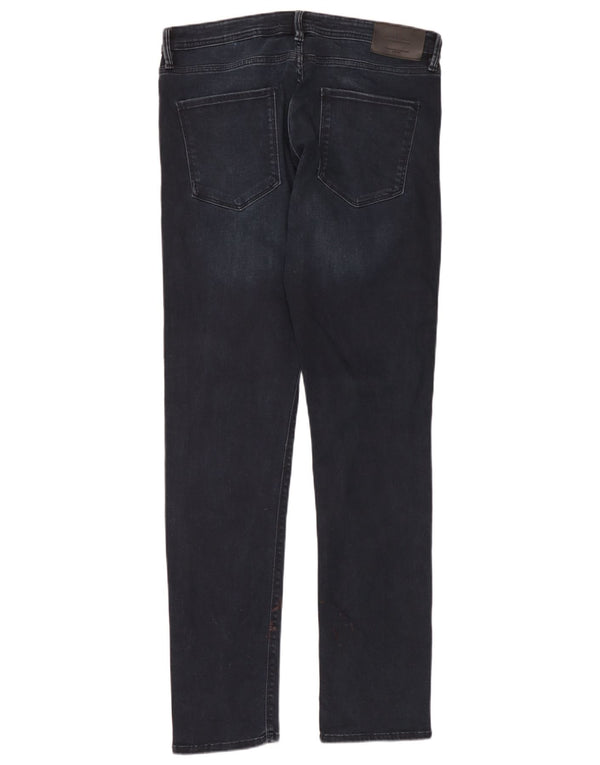 Blugi Jack & Jones GLENN Slim pentru bărbați L34 L34 Bumbac bleumarin