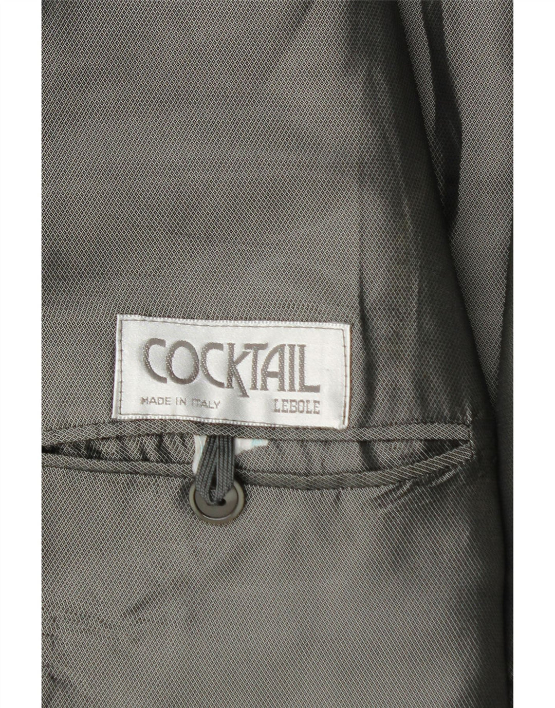 Jachetă Lebole pentru bărbați cu 1 buton, UK 42 XL, negru