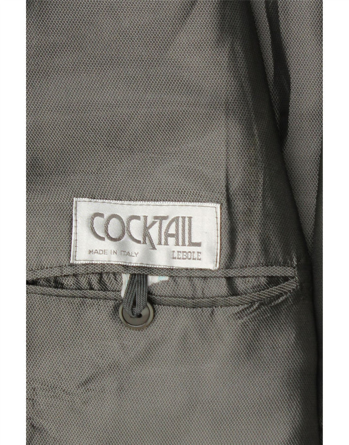 Jachetă Lebole pentru bărbați cu 1 buton, UK 42 XL, negru