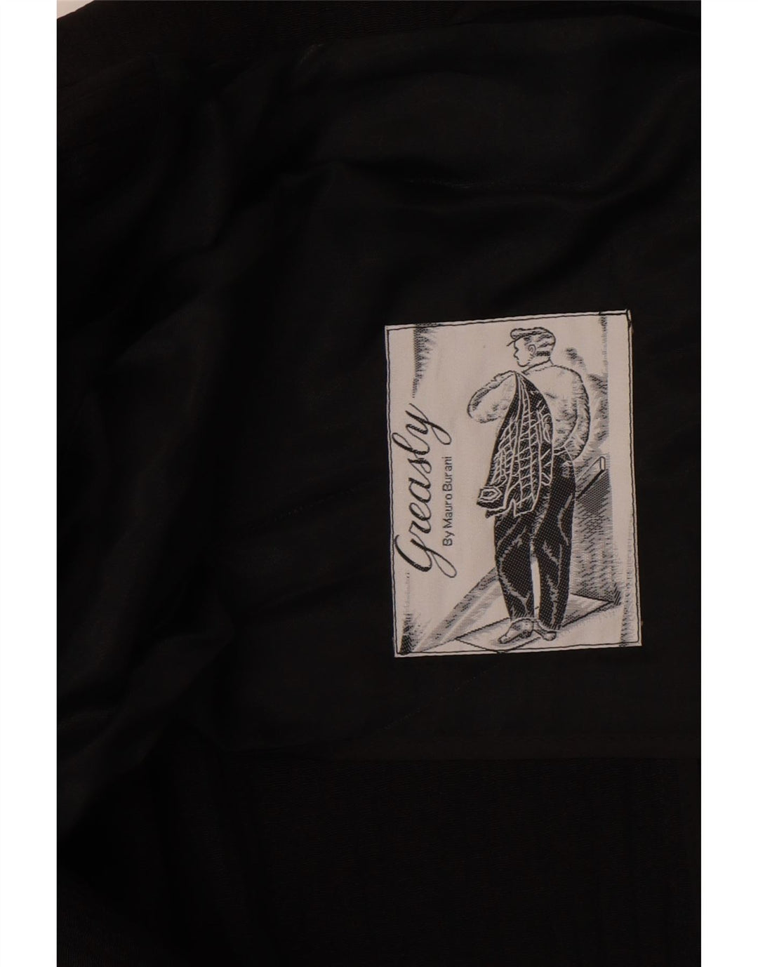 Jachetă vintage pentru bărbați cu 1 nasture, UK 40, mare, neagră