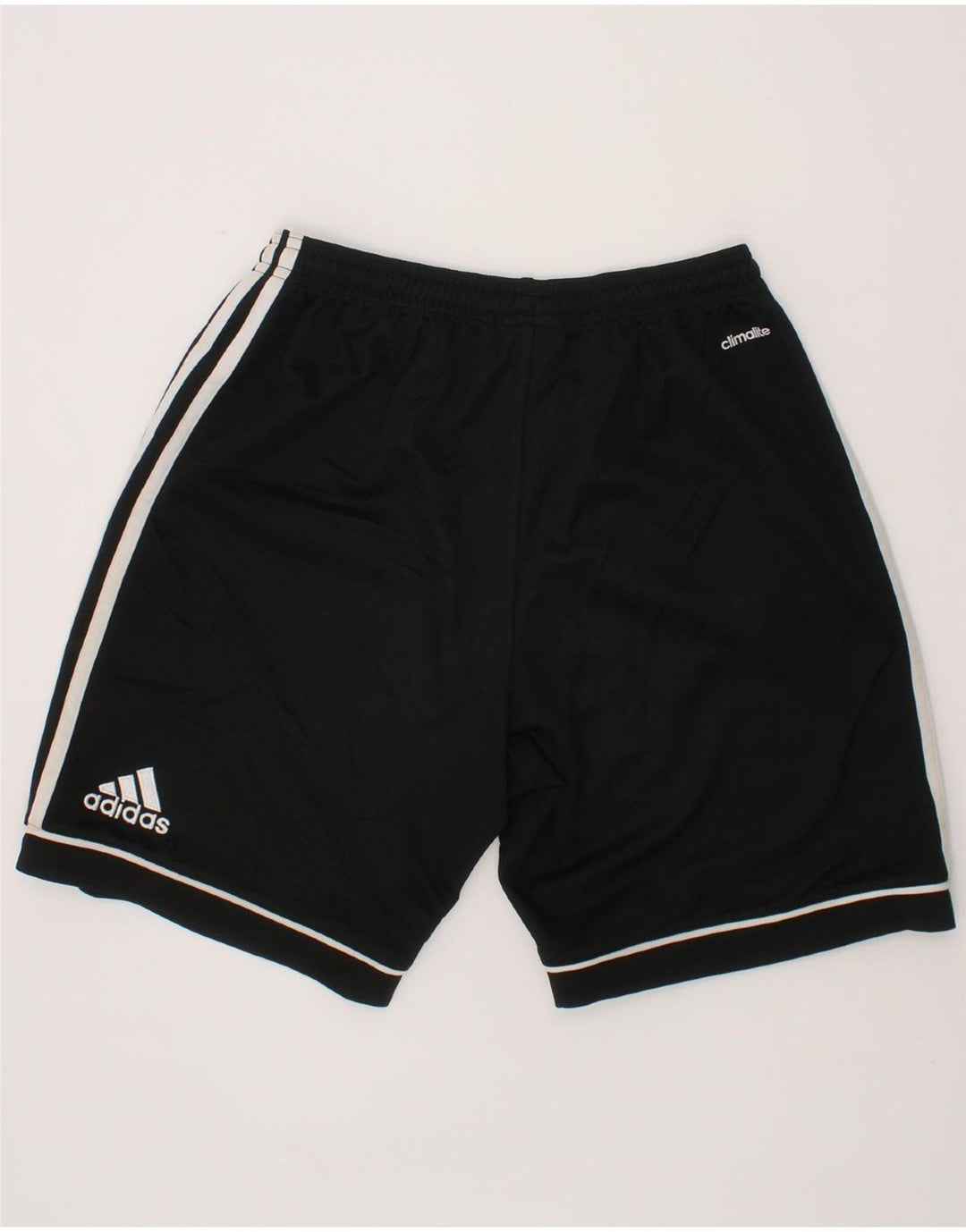 ADIDAS Boys Climalite Sport Shorts 13-14 Years  Black Polyester Vintage Adidas and Second-Hand Adidas from Messina Hembry 