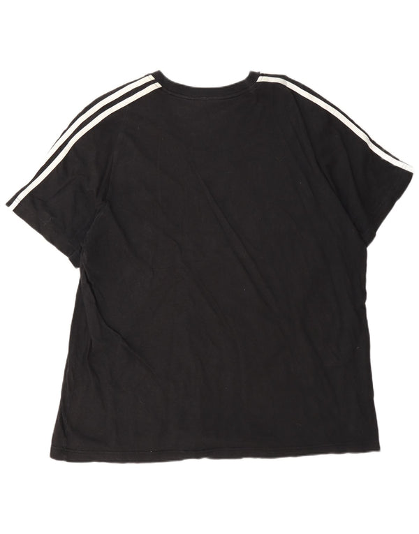 Tricou pentru bărbați Adidas Top 2XL bumbac negru