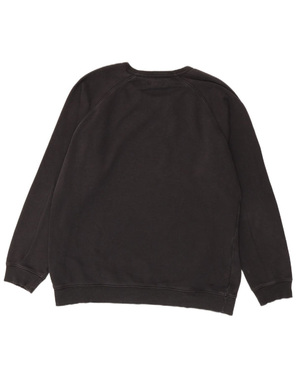 Hanorac grafic pentru bărbați Adidas Jumper XL bumbac negru