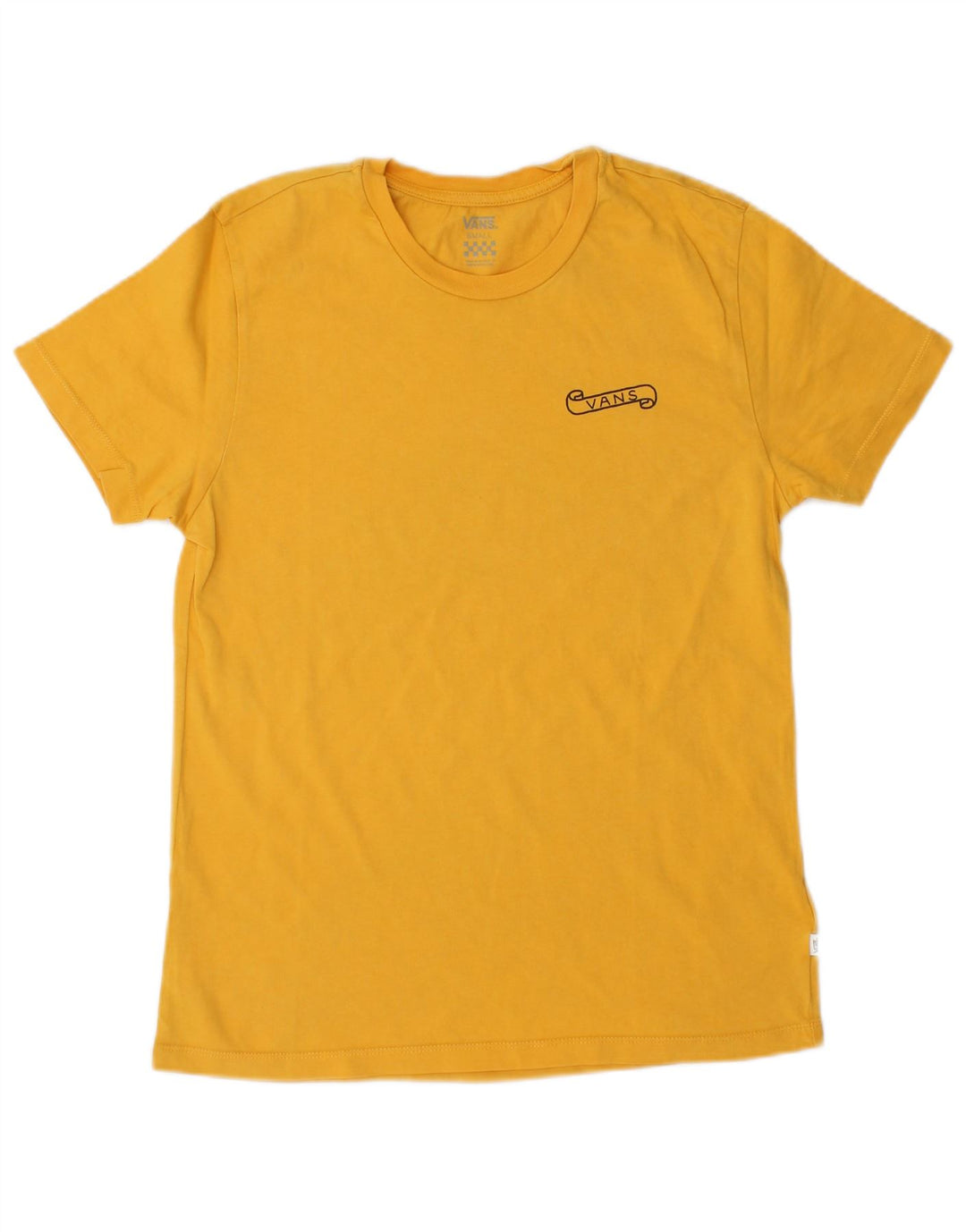 VANS Tricou grafic pentru femei Top UK 10 Small Yellow Bumbac