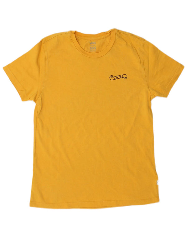 VANS Tricou grafic pentru femei Top UK 10 Small Yellow Bumbac